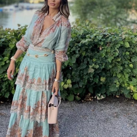 ZIMMERMANN Devi Paisley Blouse - Picture 2 of 9